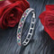 Elegant Multicolor 14K White Gold Plated Cubic Zirconia Women Bracelet